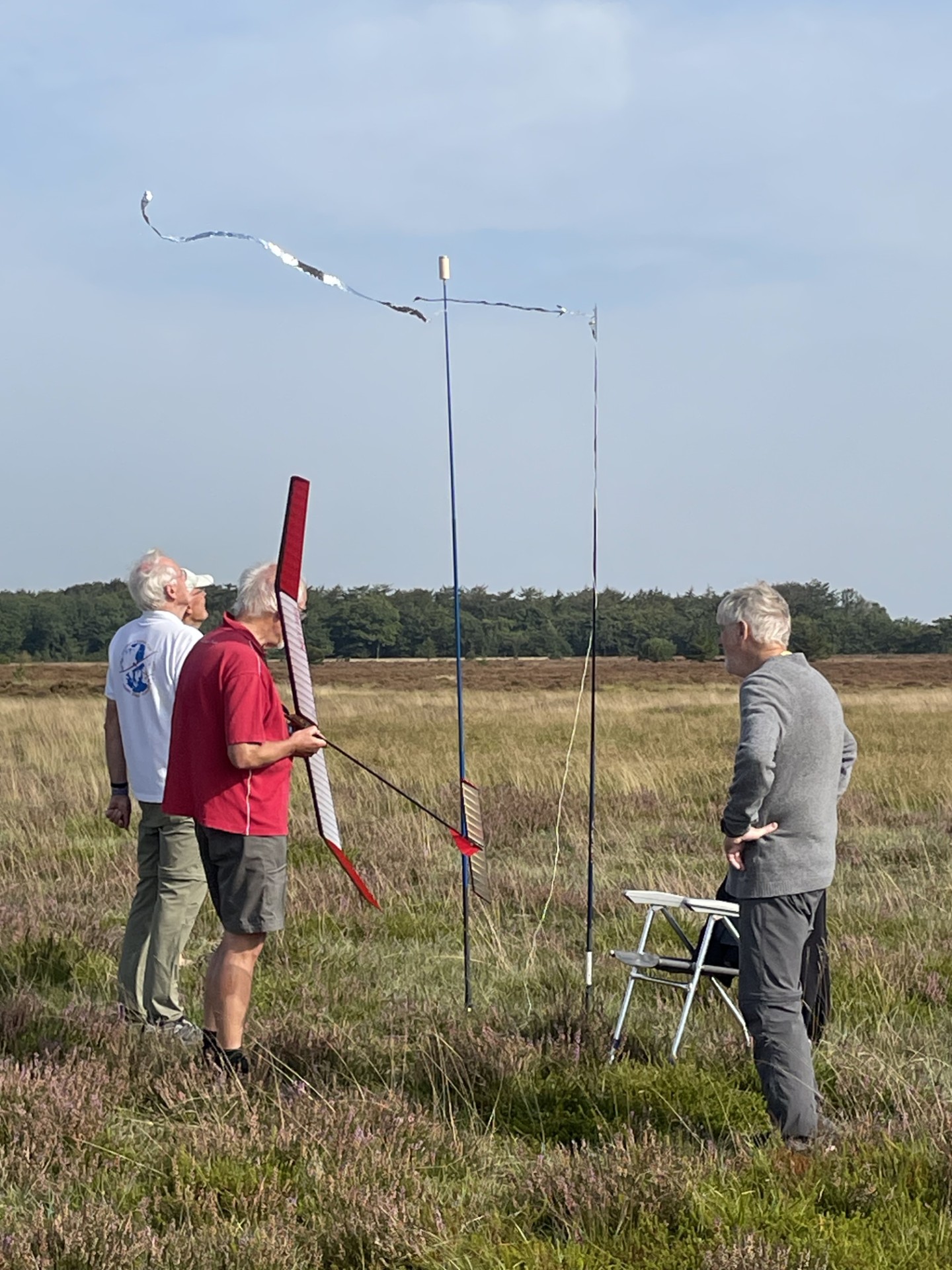 Peter waiting for the right moment, with help from Tom and Karsten